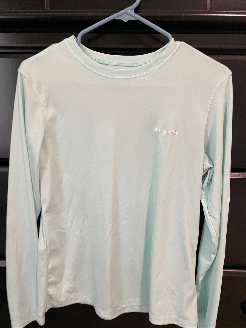 Columbia Light Mint Long-Sleeve Performance Top